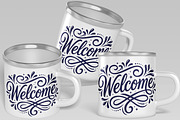 Welcome Typography Hand Lettering, a Decorative Illustration by Ghagra (Thumbnail 4 of 7)