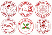 Christmas Stamp Sublimation, an Illustration by OK Design (Thumbnail 3 of 5)