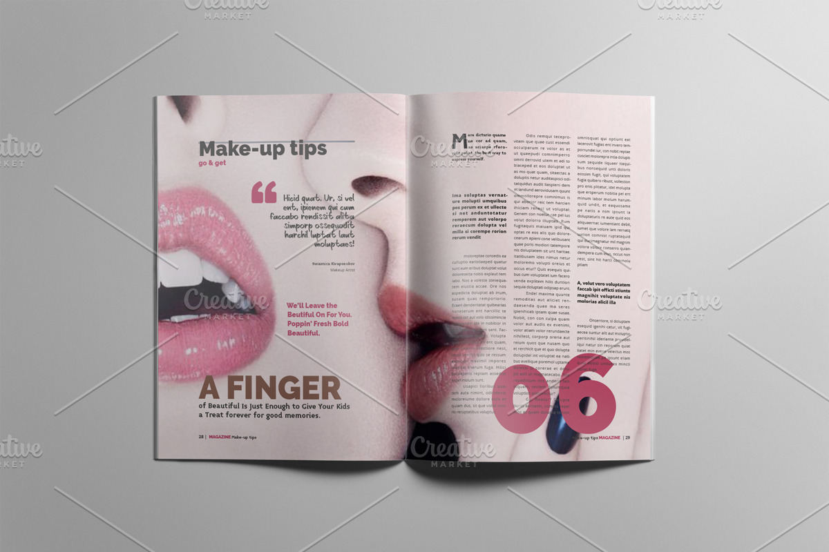 Winter Special Magazine Layout