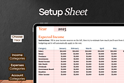 Monthly Budget Spreadsheet, a Templates & Theme by vitalinagerman (Thumbnail 4 of 11)