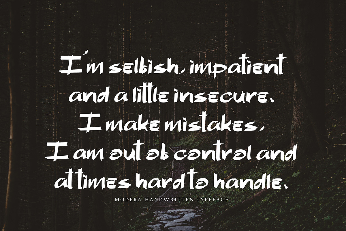 Damien Lawson, a Handwritten Font by HaKi Studio (Photo 2 of 5)