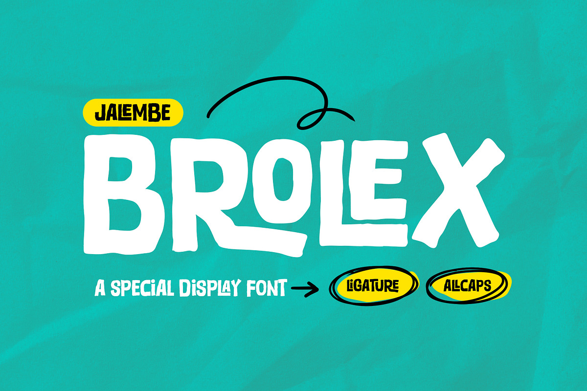 Brolex, a Sans Serif Font by khurasan (Photo 1 of 6)