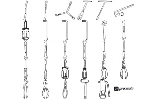 Mechanic Tools Set 1 Procreate Brush