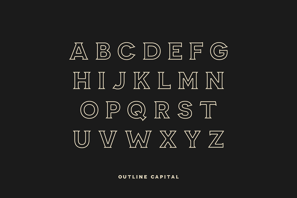 American Mortar -Vintage Font Family, a Serif Font by Creative Type (Photo 6 of 10)
