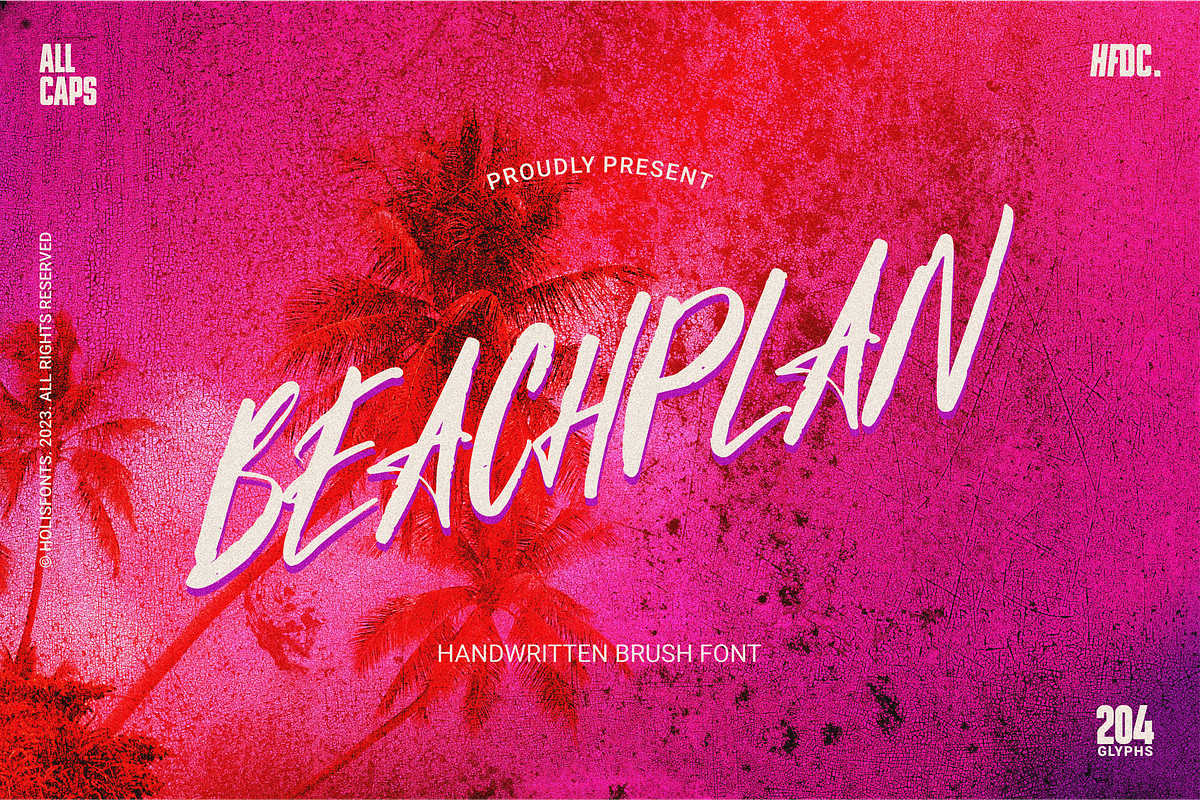 Beachplan Script, a Script Font by 24Design Studios (Photo 1 of 7)