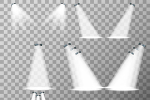Set of the spotlights