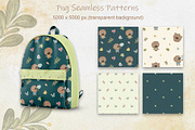 Merry Bear Clipart Set, an Animal Illustration by AG Mockups (Thumbnail 4 of 7)