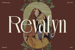 Revalyn – Art Noveau Font, a Serif Font by Craft Supply Co.
