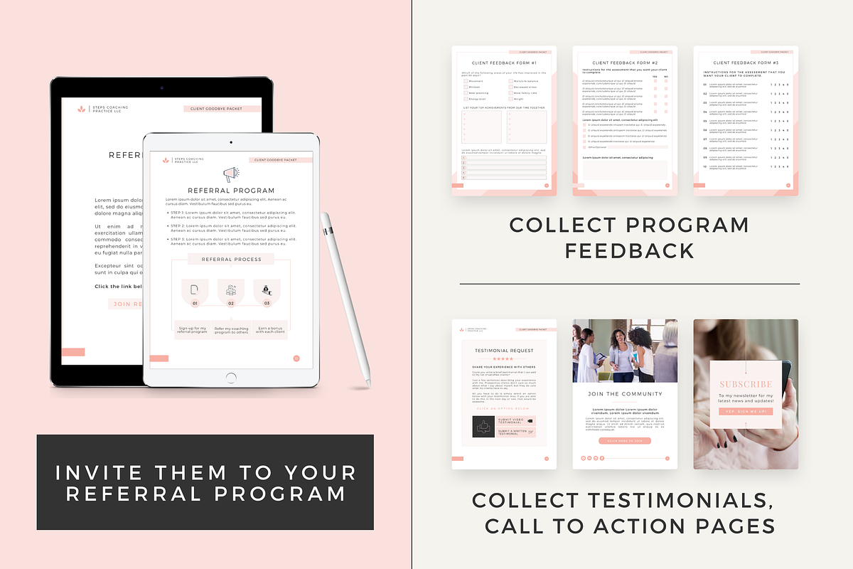 Client Goodbye Packet for Coach preview 7