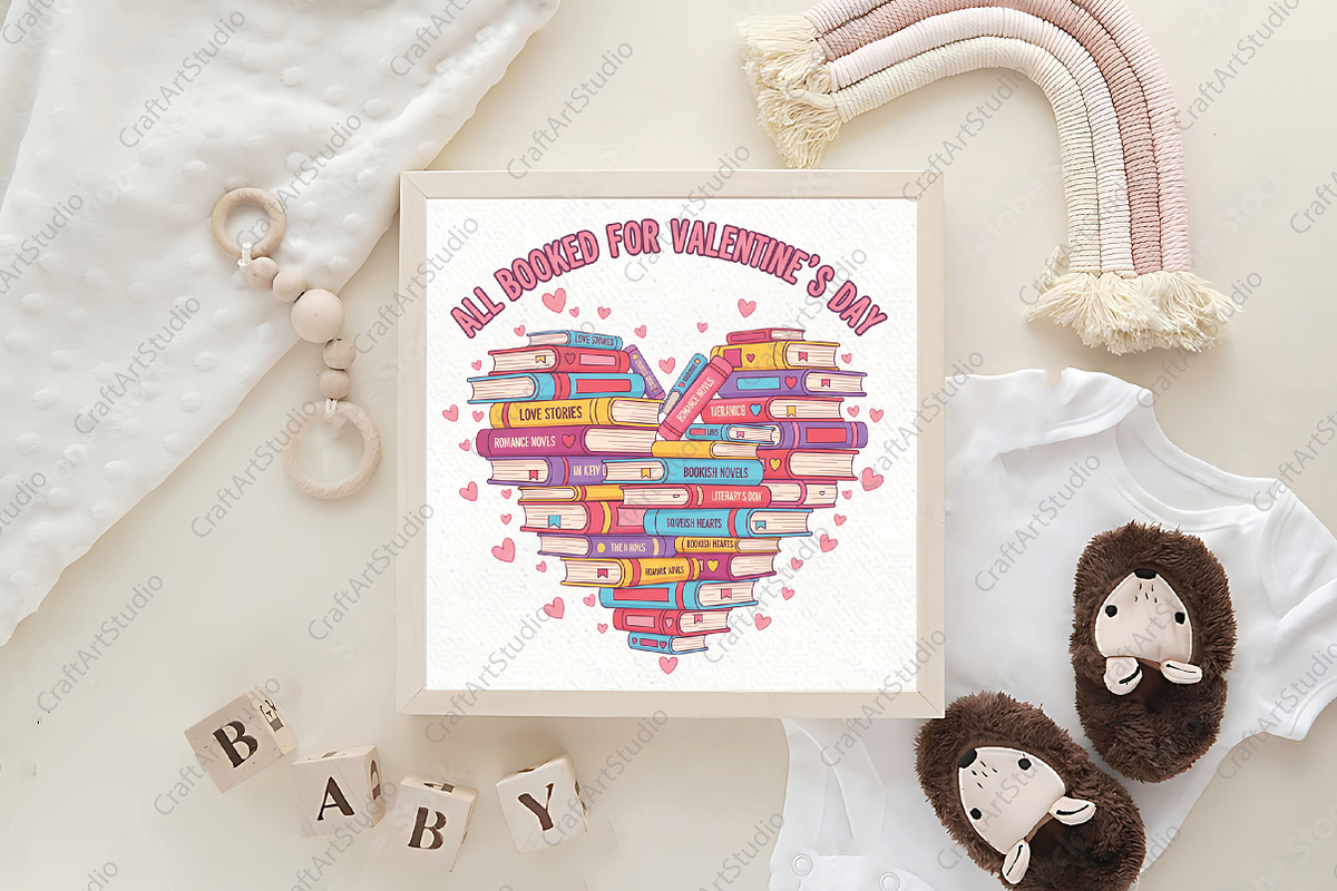All Booked for Valentines PNG, an Illustration by CraftArtStudio (Photo 4 of 4)