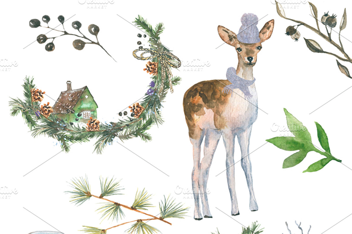 The winter, an Animal Illustration by JuliaFast (Photo 5 of 10)