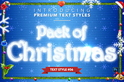 Christmas Pack #2 - Text Styles, a Layer Style Add-On by Jonas Stensgaard (Thumbnail 7 of 23)