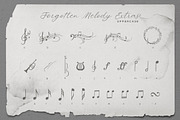 Forgotten Melody Font + EXTRAS, a Script Font by AnMark (Thumbnail 9 of 14)