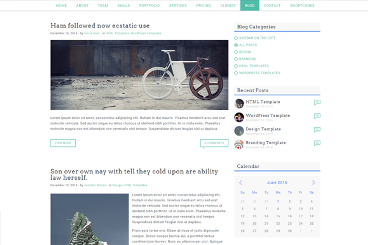 FlyCreative - One Page HTML Template, a HTML Template by FlyTemplates.com (Photo 6 of 8)
