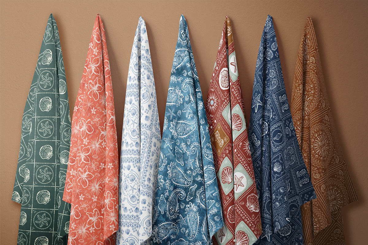 Coastal Bohemian Collection, a Pattern Graphic by MSNTY STUDIOX (Photo 8 of 33)