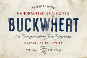 Buckwheat Opentype SVG Fonts