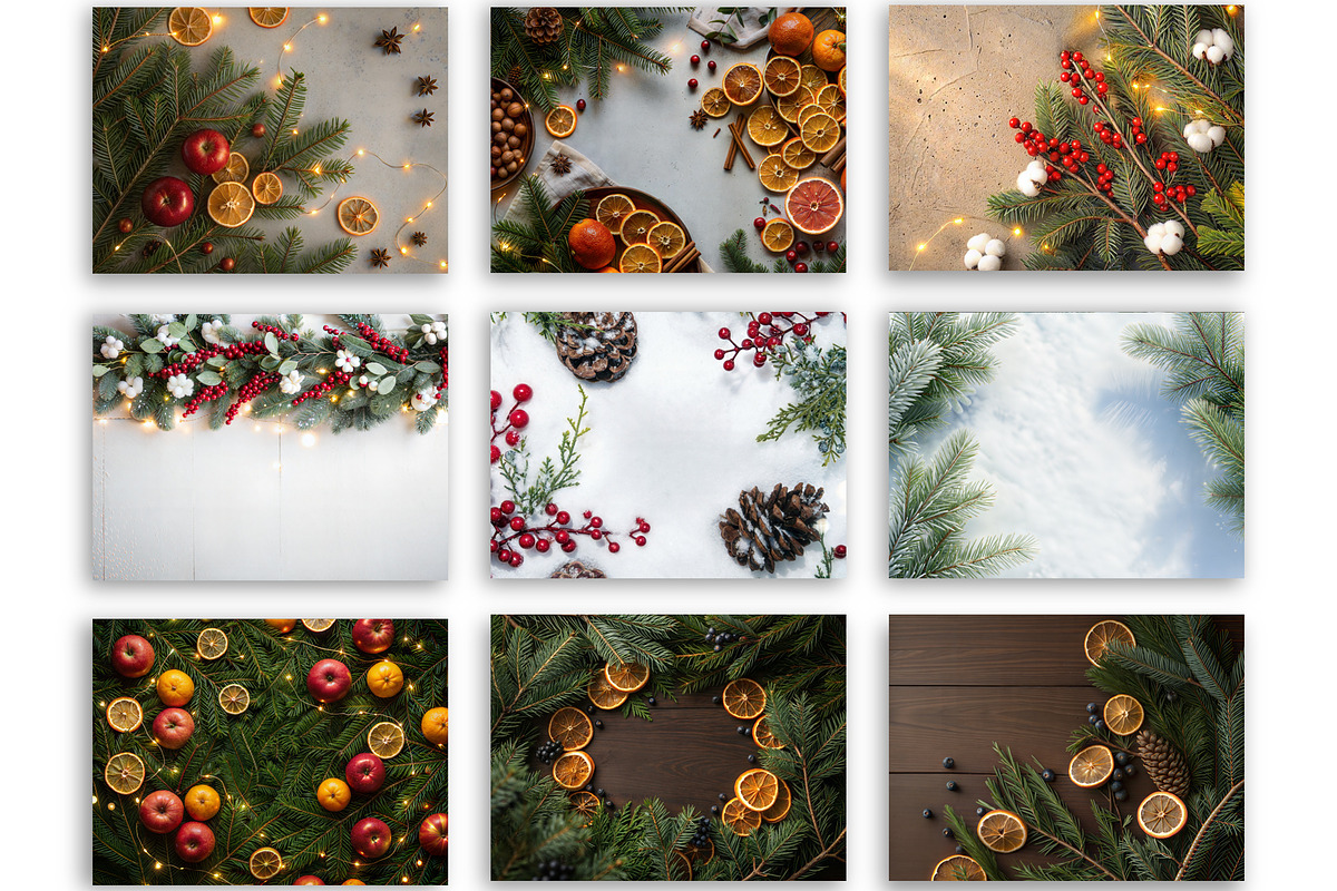 Christmas Background Bundle, a Background Graphic by GraphicWave (Photo 2 of 11)