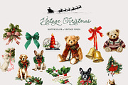 Vintage Tartan Christmas, a Background Graphic by Lana Elanor (Thumbnail 9 of 12)
