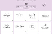 200 Minimal Premade Logo Bundle, a Branding & Logo Template by XpertgraphicD (Thumbnail 35 of 60)