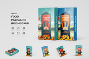 Vertical Food Packaging Box Mockup, a Packaging Mockup by Ram Studio LLC (Thumbnail 1 of 11)