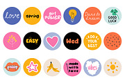 Dopamine Daily Planner Stickers, an Object Graphic by Zeukaa (Thumbnail 5 of 11)