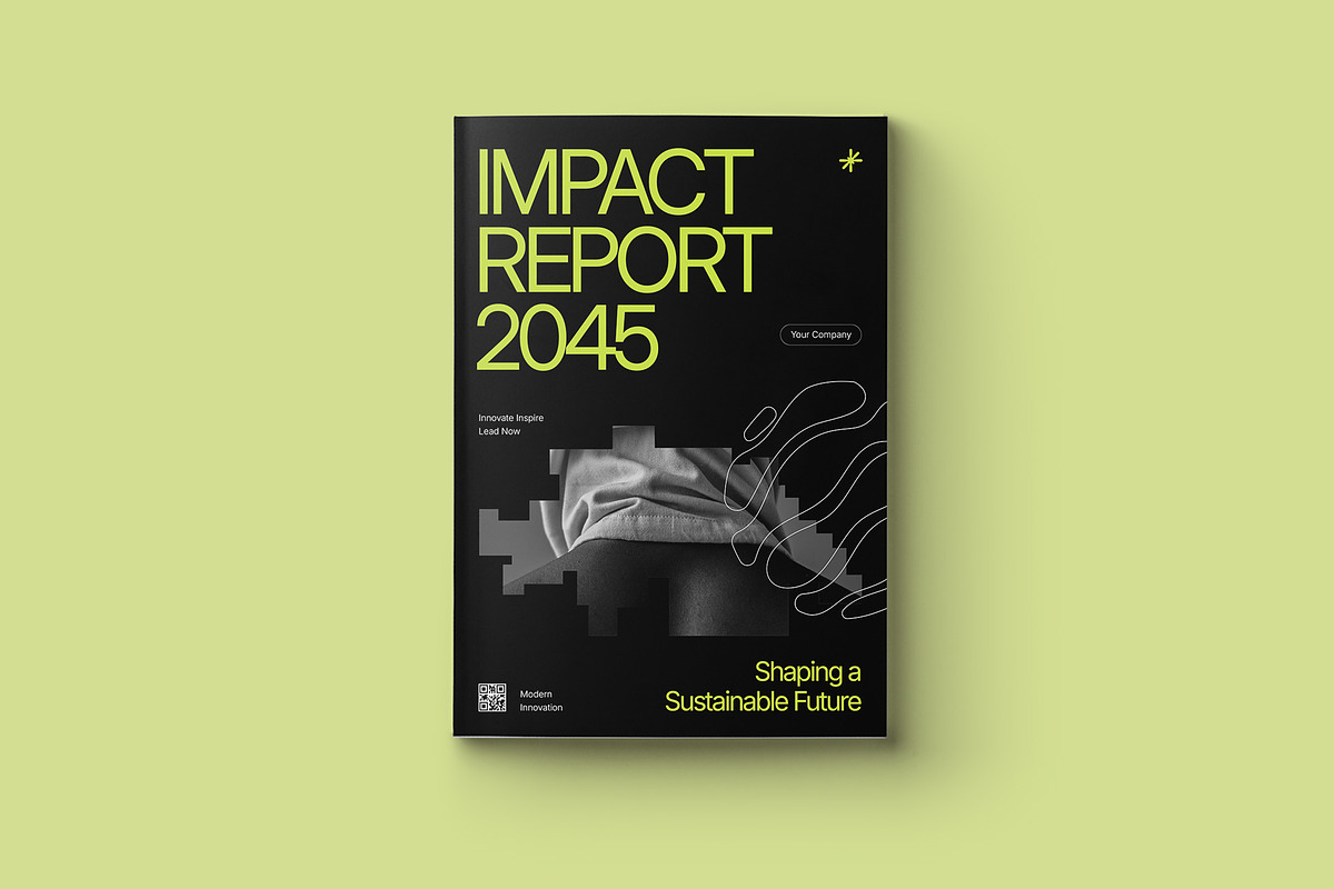Minimalist Impact Report Template