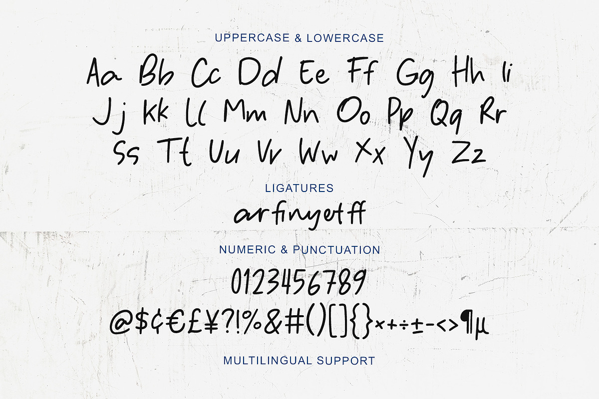 Ponypoket Handwritten Casual Font, a Script Font by Maulana Creative (Photo 3 of 7)