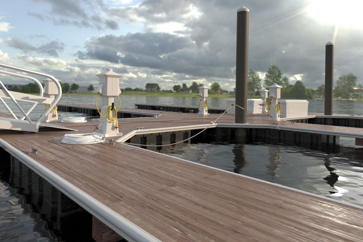 Marina - Boat Slips - Floating Dock, an Object 3D Model by RoHo Productions (Photo 5 of 39)