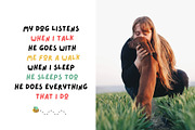 Lazydog Kids Font, a Script Font by JuliyArt (Thumbnail 3 of 9)