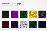 Polygon Camouflage Patterns, a Pattern Graphic by 3Y_Design (Thumbnail 2 of 6)