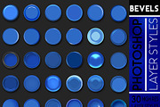 Bevel Text Effect Layer Styles, a Layer Style Add-On by Posh Papers & Patterns (Thumbnail 2 of 7)
