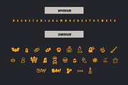 Groovy Halloween - Decorative font, a Handwritten Font by Brown Cupple (Thumbnail 5 of 7)