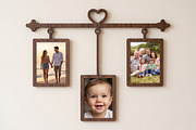 Heart Hanging Family Photo Frame SVG, an Object Graphic by Libby Wishes (Thumbnail 3 of 3)