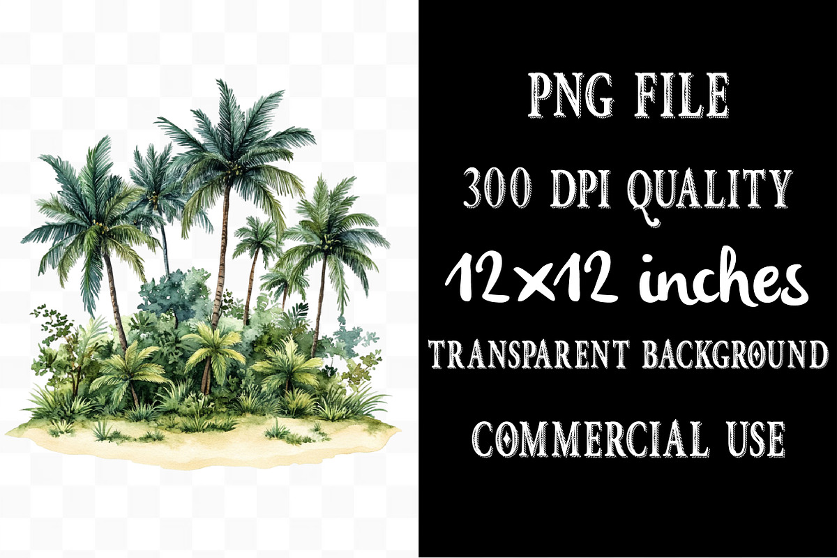 Paradise Island Clipart Bundle, an Illustration by Designking (Photo 4 of 5)