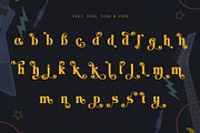 Rocker Sunday, a Sans Serif Font by Letterara (Thumbnail 10 of 13)