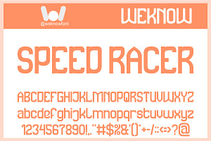 Speed Racer Font