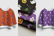 Retro Pixel Art Halloween Pattern, a Graphic by Asya Melkonyan Patterns (Thumbnail 9 of 9)