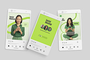 Instagram Post & Story Mockup Bundle, an Advertising Mockup by graphypix (Thumbnail 8 of 13)