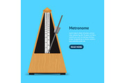 Realistic 3d Mechanical Metronome., an Education Illustration by Bigmouse_art (Thumbnail 3 of 4)