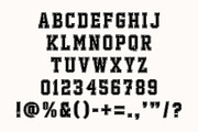 ABCD Jersey, a Slab Serif Font by Limited.studio (Thumbnail 4 of 4)