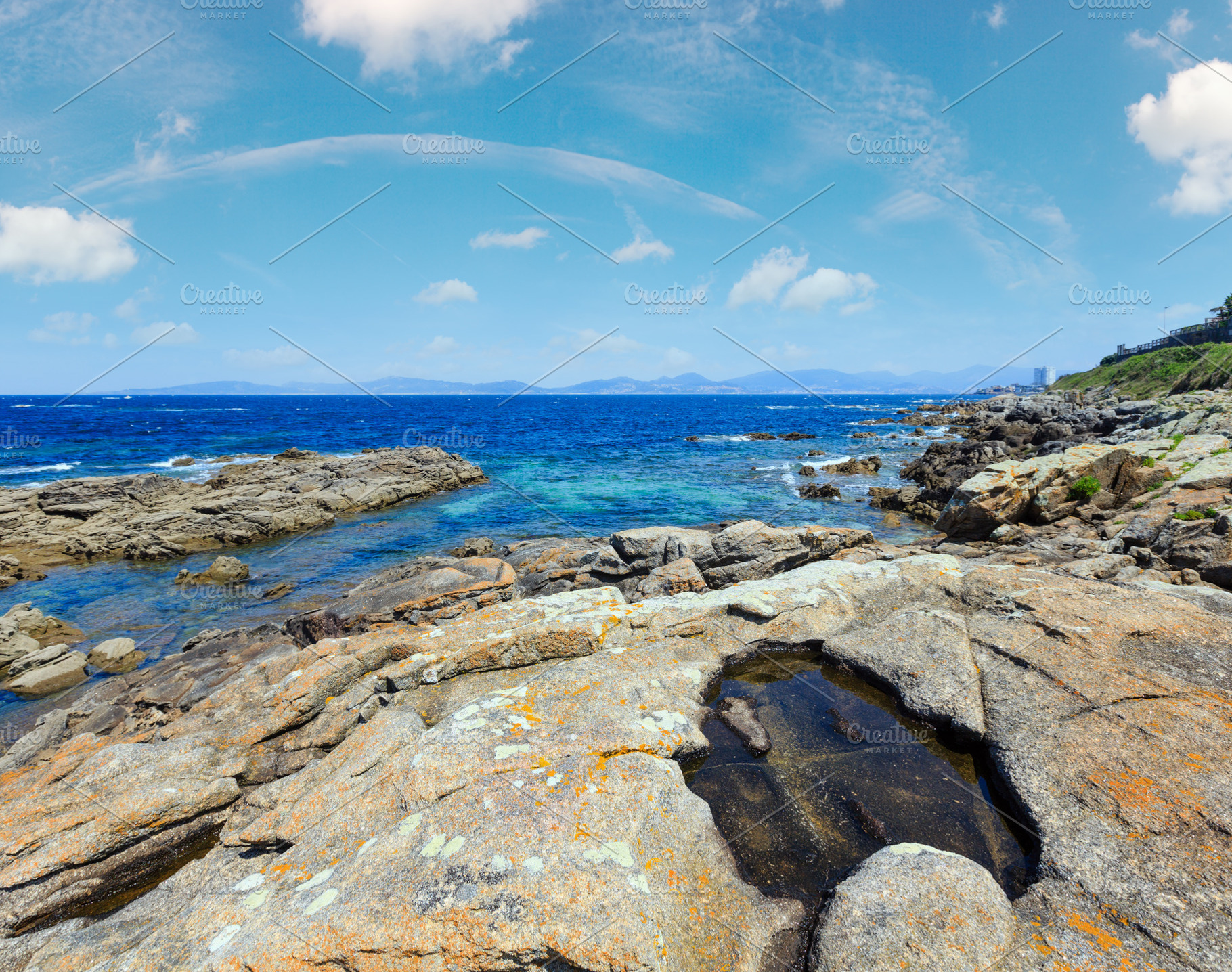 Atlantic rocky coast (Galicia, Spain)., a Nature Photo by YuriyB