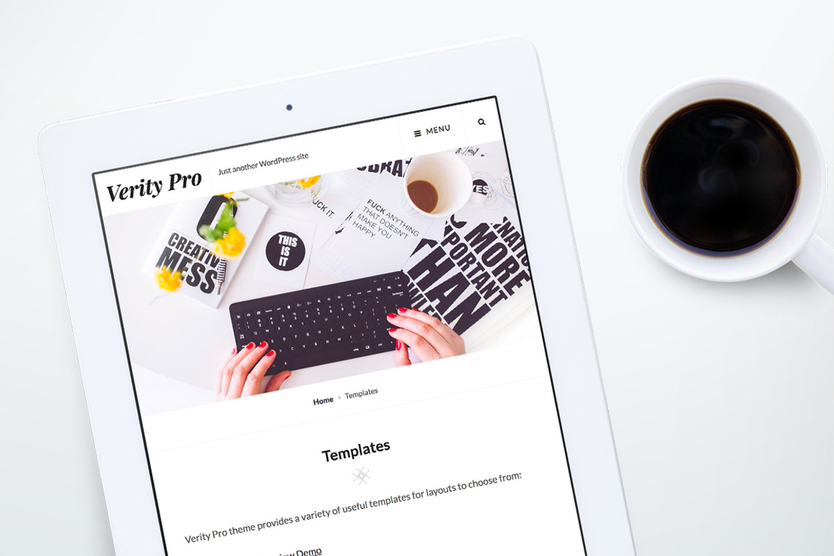Verity Pro - Portfolio & Blog Theme, a WordPress Template by Catch Themes (Photo 4 of 5)