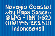 Navagio Coastal Handwritten Display, a Font by Haps Space (Thumbnail 7 of 14)