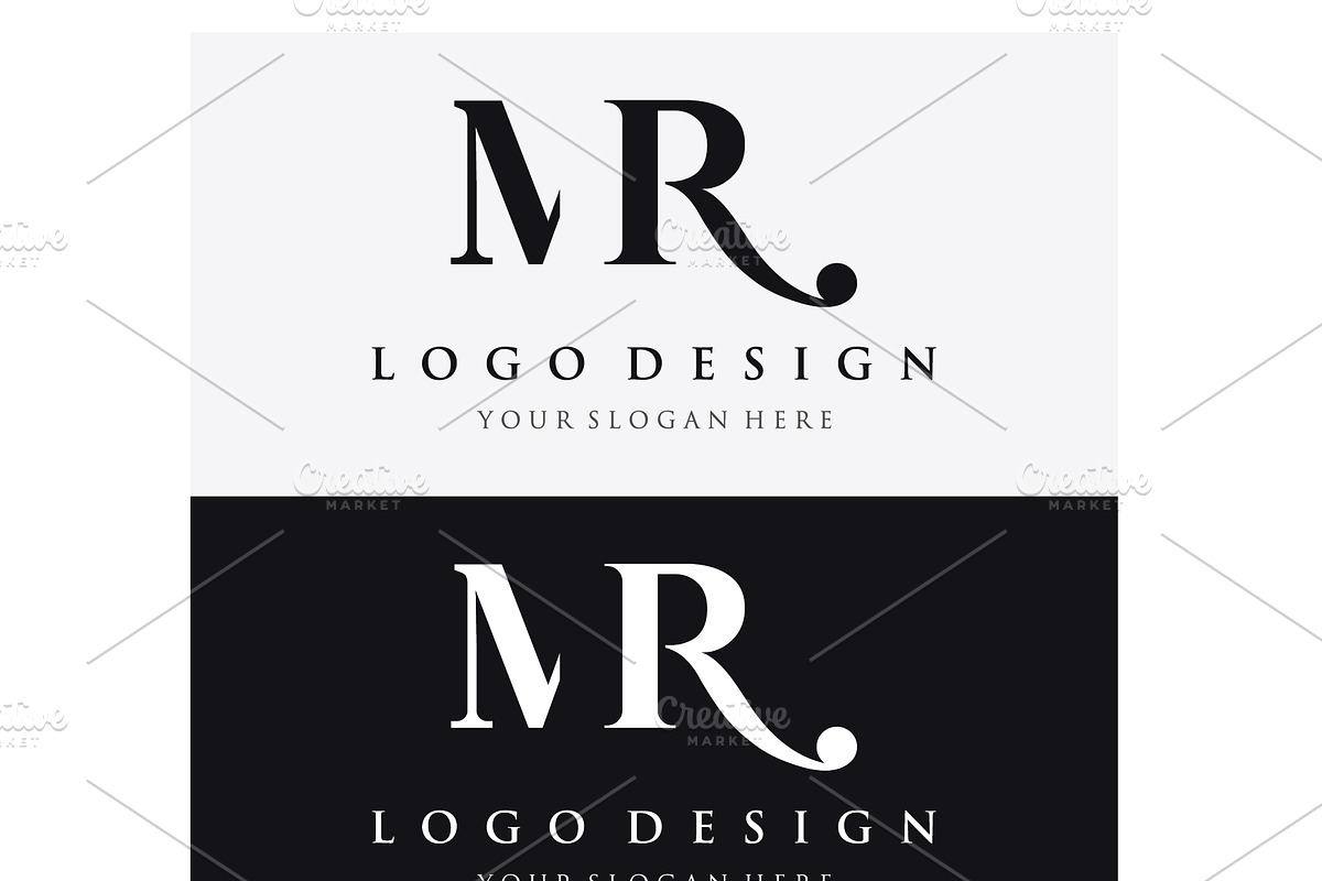 Luxury letters MR , RM , M , R logo, a Branding & Logo Template by LOGOCREATIVE