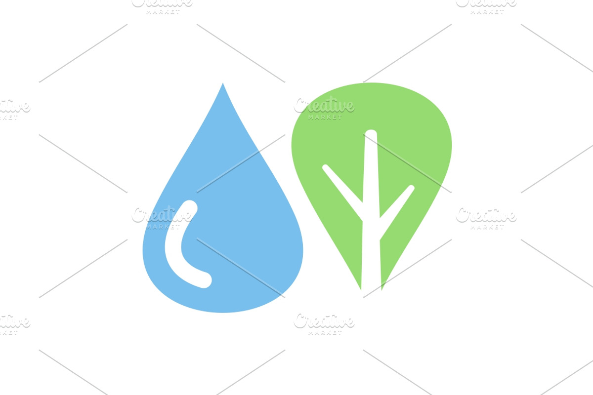 Water tree logo, a Branding & Logo Template by Vector (Photo 1 of 3)