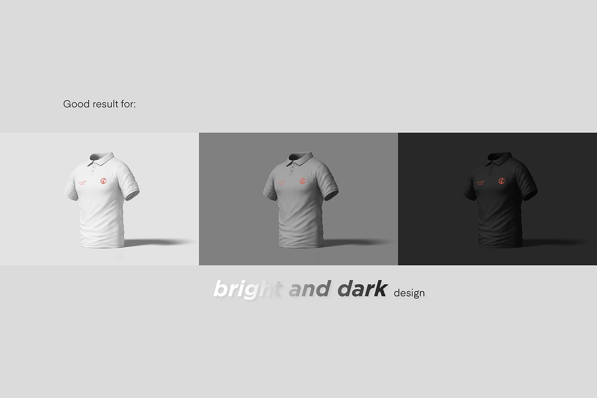 High Quality Polo Shirt Mockup, a Shirt Mockup by graphiccrew (Photo 9 of 13)