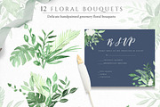 Botanica Watercolor Greenery Leaves, a Decorative Illustration by Momo Studio (Thumbnail 2 of 16)