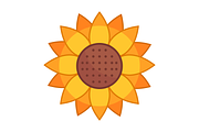 Sunflower Illustration Icon, an Icon by Pexelpy (Thumbnail 2 of 2)