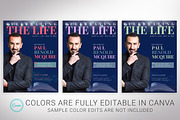 Blue Life Tabloid Funeral Program, a Brochure Template by Godserv Designs (Thumbnail 7 of 11)