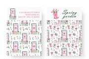 Pink tulips watercolor set. Flowers, an Illustration by SabinaWatercolorArt (Thumbnail 7 of 14)
